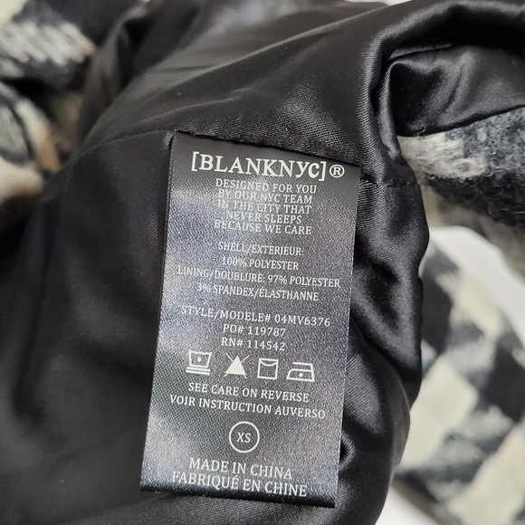 Blank NYC Blazer Houndtooth Woman's  XS - Picture 7 of 8